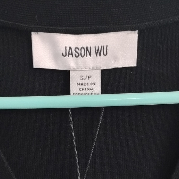 NWT Jason Wu Black Sleeveless Blouse with Gold Buttons Size Small P - Picture 2 of 4